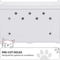 Coziwow By Jaxpety Wooden Storage Bench Cat Litter Box -Cat Supplies 333351 PT6. AC SS1800 V1681828715