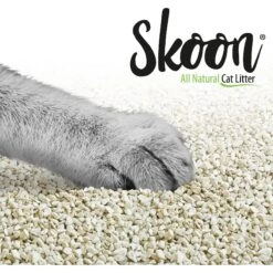 Skoon All Natural Fine-Grain Unscented Non-Clumping Cat Litter -Cat Supplies 333931 PT3. AC SS1800 V1633464075