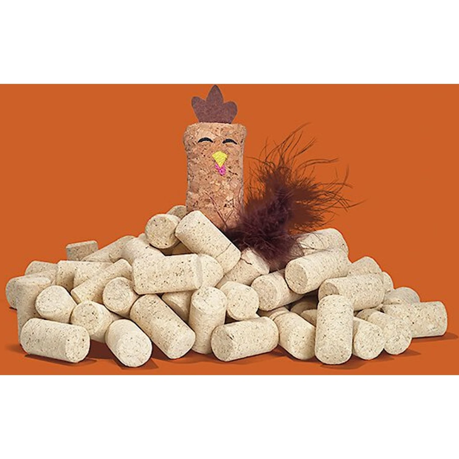 Litterbox.com Cork Chicken Cat Toy 4 Litterbox.com Cork Chicken Cat Toy - Image 2