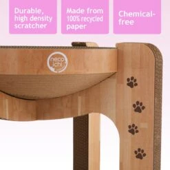 Necoichi Cozy Cat Scratcher Tower Toy 14 Necoichi Cozy Cat Scratcher Tower Toy -Cat Supplies 336322 PT3. AC SS1800 V1674730084