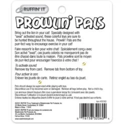 RUFFIN' IT Prowlin' Pals Assorted Cat Toy 11 RUFFIN' IT Prowlin' Pals Assorted Cat Toy -Cat Supplies 336776 PT4. AC SS1800 V1634740037