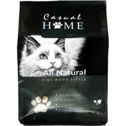 Casual Home Natural Pine Pellet Unscented Non-Clumping Cat Litter, 20-lb Bag