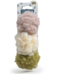 HuggleHounds HuggleFleece Ball Cat Toys, 3-pack -Cat Supplies 342262 PT1. AC SS1800 V1635300691