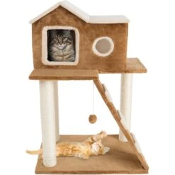 Pet Adobe 3-Tier 34.5-in Sisal Cat Tree