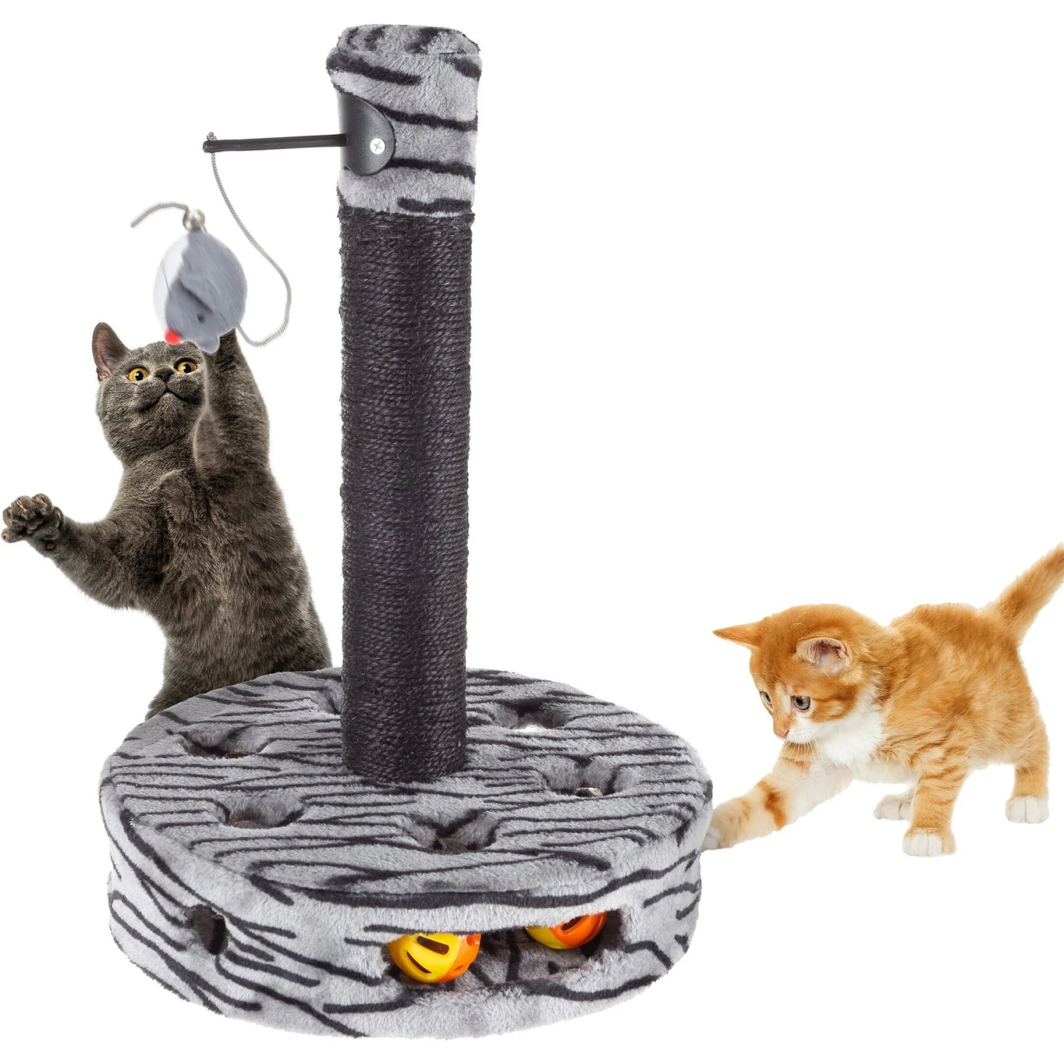 Pet Adobe Interactive 19-in Sisal Cat Scratching Post 3 Pet Adobe Interactive 19-in Sisal Cat Scratching Post
