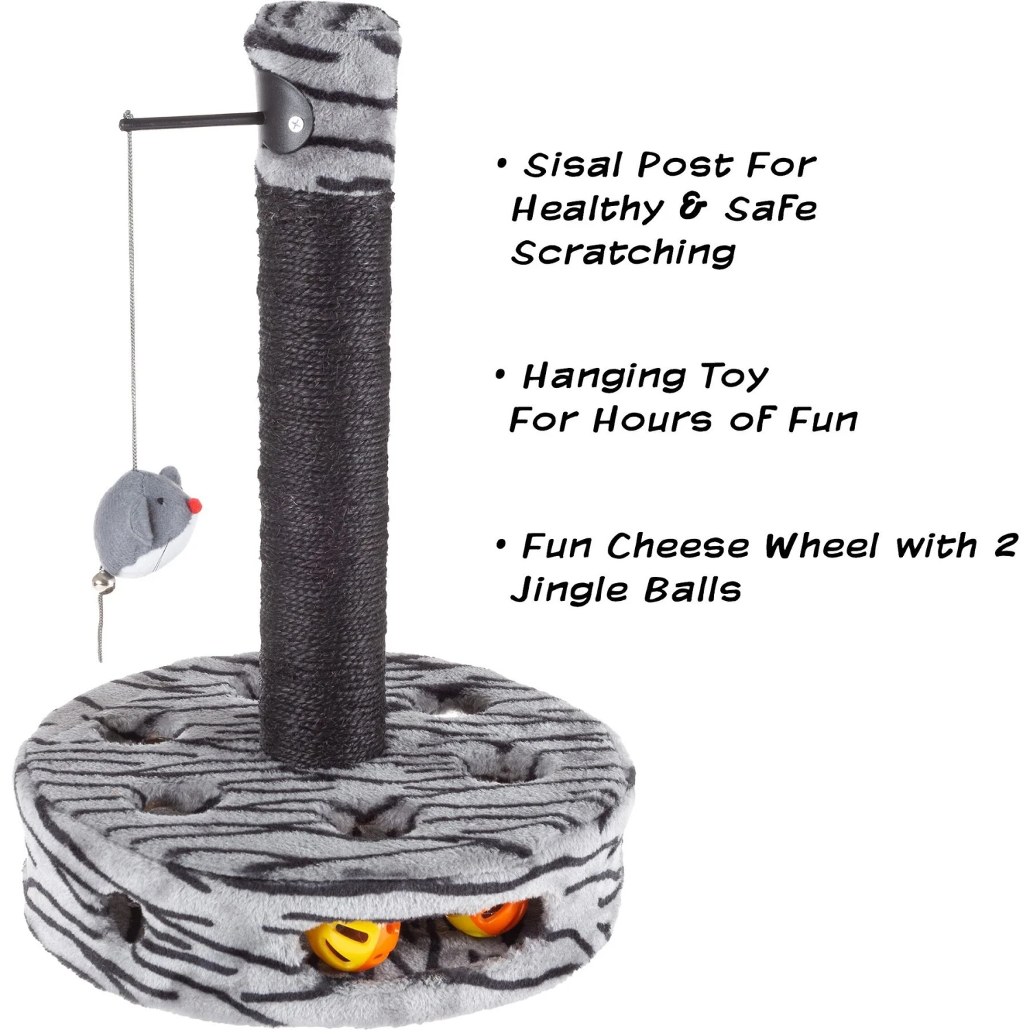 Pet Adobe Interactive 19-in Sisal Cat Scratching Post 5 Pet Adobe Interactive 19-in Sisal Cat Scratching Post - Image 3