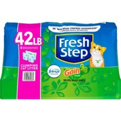 Fresh Step Febreze Freshness Gain Scented Clumping Clay Cat Litter -Cat Supplies 346442 PT7. AC SS1800 V1694455089