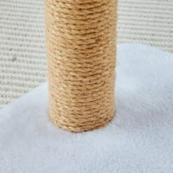 Two By Two The Linden Twin Sisal Cat Tree, Small, Ivory -Cat Supplies 346899 PT7. AC SS1800 V1638315106