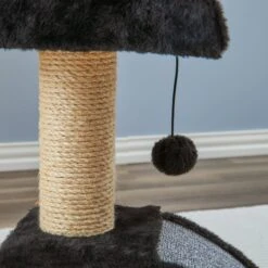 Two By Two The Camellia Sisal Cat Tree, Small, Black -Cat Supplies 346901 PT8. AC SS1800 V1638313380