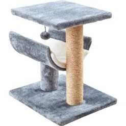 Two By Two The Hazel Sisal Cat Tree, Small, Grey 13 Two By Two The Hazel Sisal Cat Tree, Small, Grey -Cat Supplies 346903 PT2. AC SS1800 V1638312437