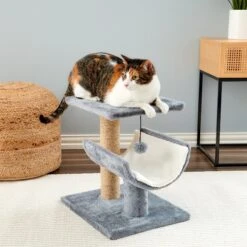Two By Two The Hazel Sisal Cat Tree, Small, Grey 14 Two By Two The Hazel Sisal Cat Tree, Small, Grey -Cat Supplies 346903 PT3. AC SS1800 V1638317214