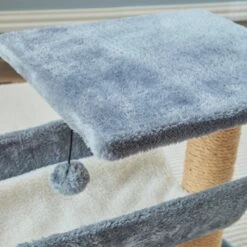 Two By Two The Hazel Sisal Cat Tree, Small, Grey 16 Two By Two The Hazel Sisal Cat Tree, Small, Grey -Cat Supplies 346903 PT5. AC SS1800 V1638312725