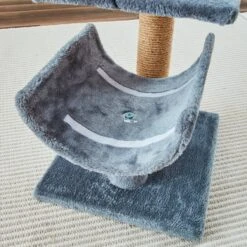 Two By Two The Hazel Sisal Cat Tree, Small, Grey 18 Two By Two The Hazel Sisal Cat Tree, Small, Grey -Cat Supplies 346903 PT7. AC SS1800 V1638312149