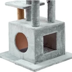 Two By Two The Empire Cat Tree, Medium, Grey -Cat Supplies 346909 PT4. AC SS1800 V1638312692