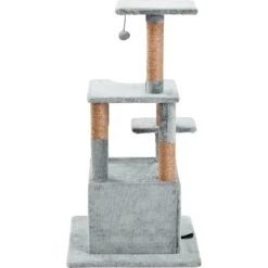 Two By Two The McIntosh Cat Tree, Medium, Grey -Cat Supplies 346913 PT3. AC SS1800 V1638313316