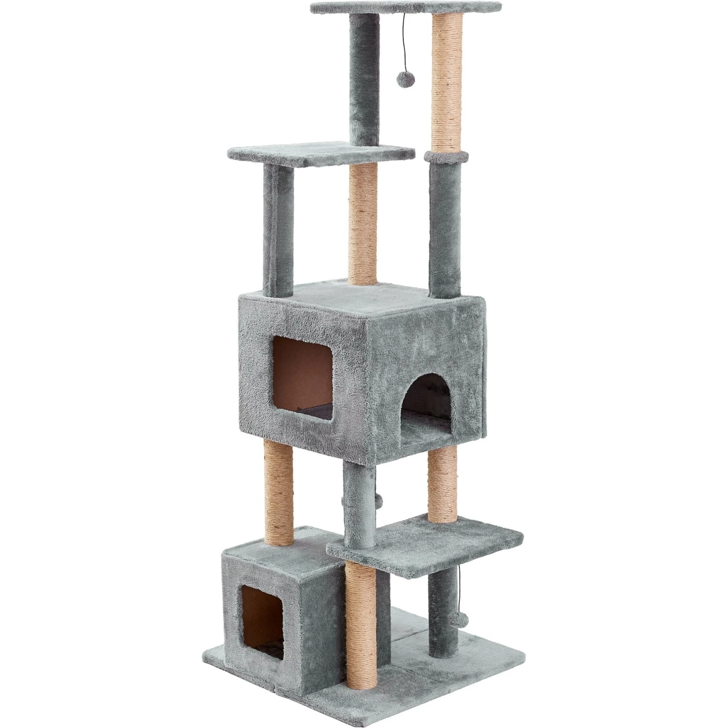 Two By Two The Honeycrisp Cat Tree, Large, Grey 7 Two By Two The Honeycrisp Cat Tree, Large, Grey - Image 5