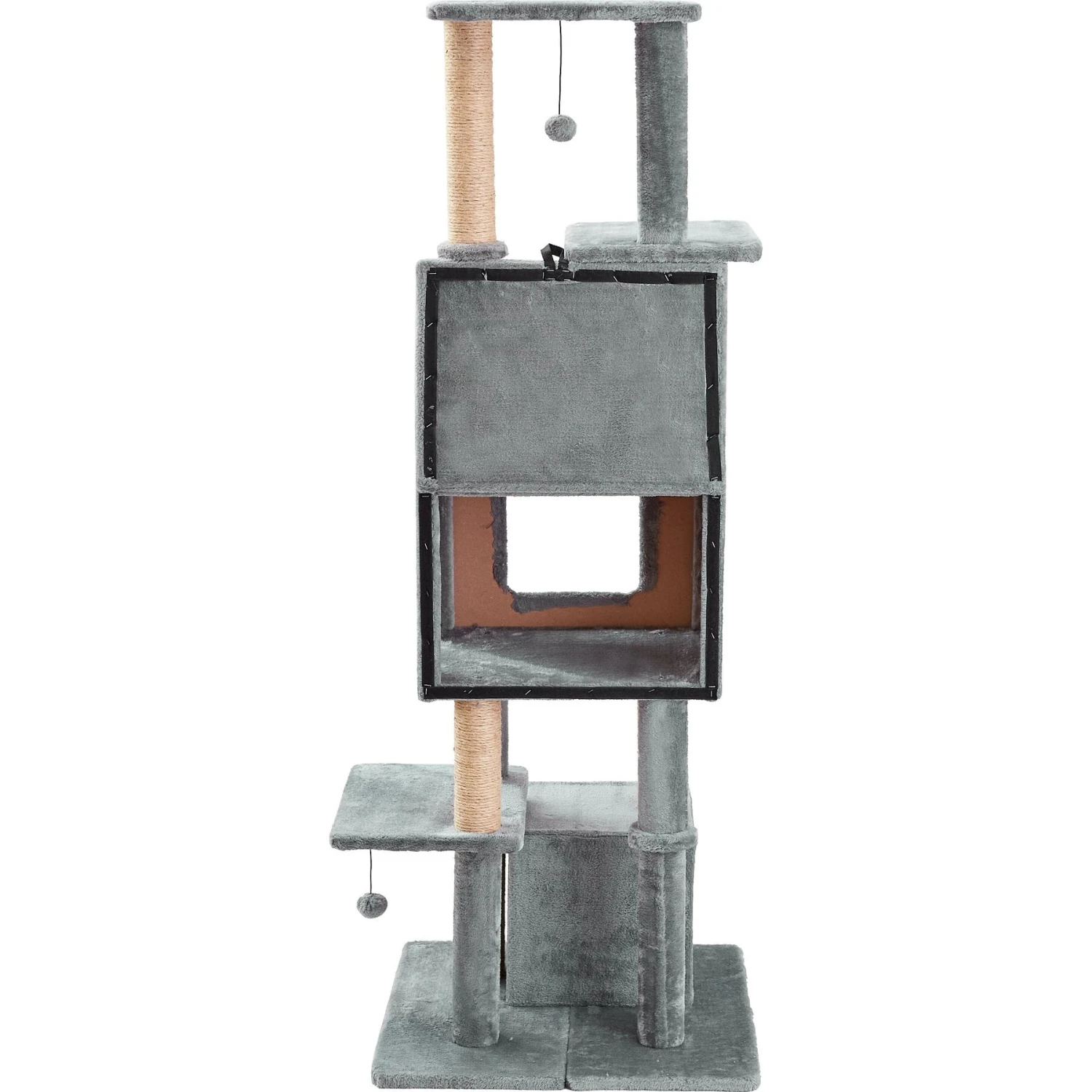 Two By Two The Honeycrisp Cat Tree, Large, Grey 8 Two By Two The Honeycrisp Cat Tree, Large, Grey - Image 6