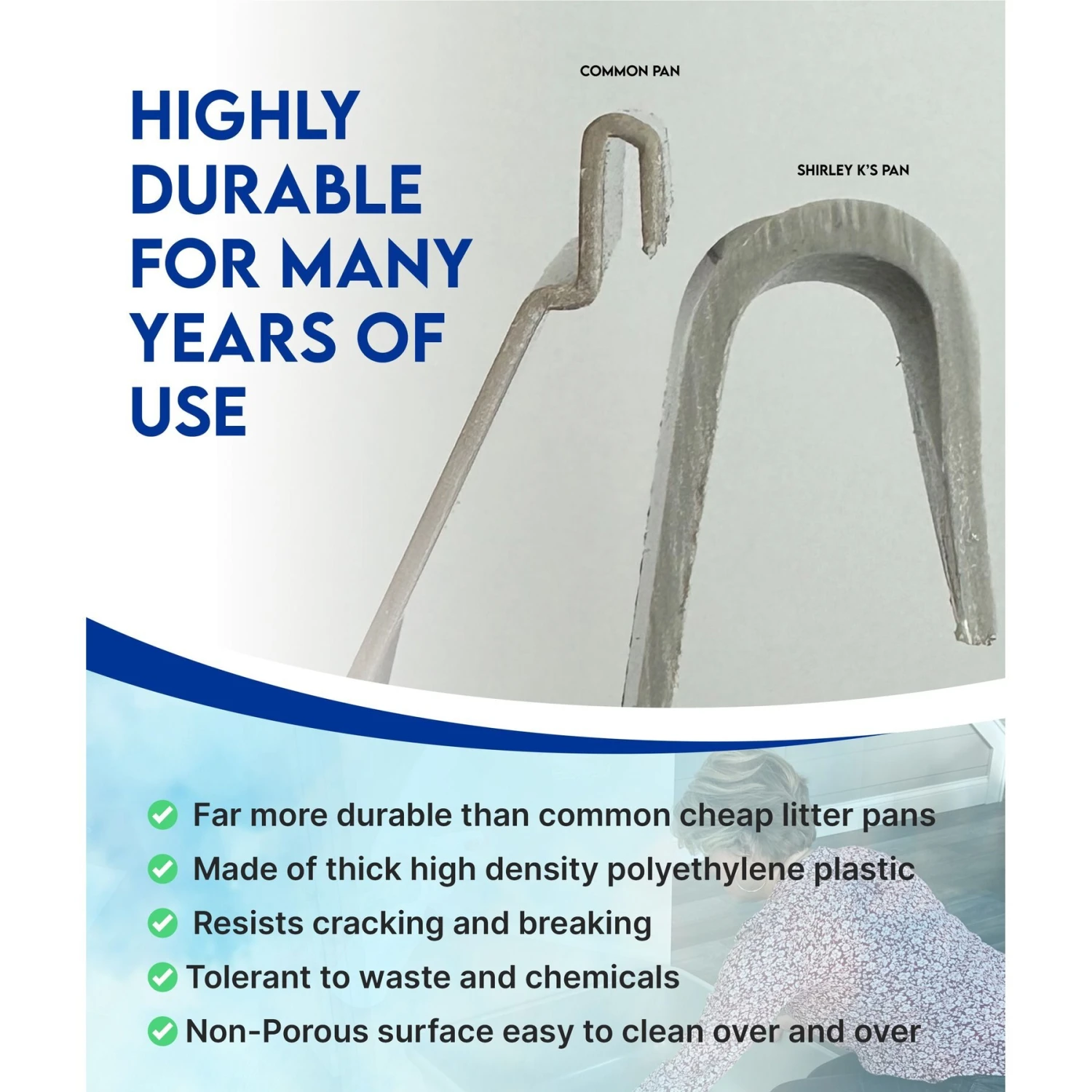 Shirley K's Senior Cat Litter Box, X-Large 9 Shirley K's Senior Cat Litter Box, X-Large - Image 7