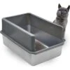 IPrimio Stainless Steel Cat Litter Box, X-Large 2 IPrimio Stainless Steel Cat Litter Box, X-Large -Cat Supplies 352817 MAIN. AC SS1800 V1642529485