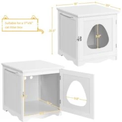 Yaheetech Washroom Bench Enclosed Cat House Cat Litter Box 13 Yaheetech Washroom Bench Enclosed Cat House Cat Litter Box -Cat Supplies 353531 PT2. AC SS1800 V1688150248