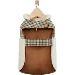 Frisco Lightweight Plaid Pocket Dog & Cat Coat -Cat Supplies 353940 PT5. AC SS1800 V1659726052