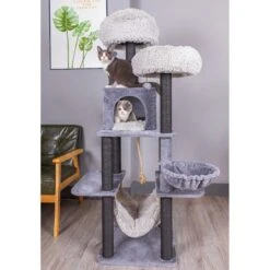Catry Interactive 7-Level Cat Tree With Condo, Scratching Posts, & Toys 13 Catry Interactive 7-Level Cat Tree With Condo, Scratching Posts, & Toys -Cat Supplies 354554 PT2. AC SS1800 V1640316725