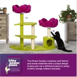 Prevue Pet Products Flower Garden 44.5-in Faux FleeceCat Tree 12 Prevue Pet Products Flower Garden 44.5-in Faux FleeceCat Tree -Cat Supplies 354660 PT1. AC SS1800 V1695832281