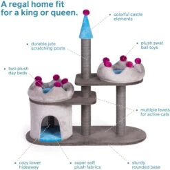Prevue Pet Products King's Cat Castle 13 Prevue Pet Products King's Cat Castle -Cat Supplies 354664 PT2. AC SS1800 V1693492199