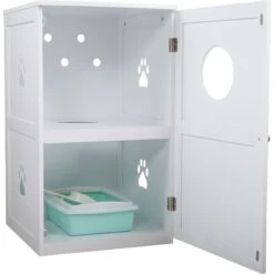 Coziwow By Jaxpety 2-Story Washroom House Cat Litter Box Enclosure 13 Coziwow By Jaxpety 2-Story Washroom House Cat Litter Box Enclosure -Cat Supplies 355097 PT2. AC SS1800 V1665526970