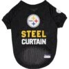 Pets First NFL Dog & Cat Raglan Jersey, Pittsburgh Steelers -Cat Supplies 361182 MAIN. AC SS1800 V1675806891