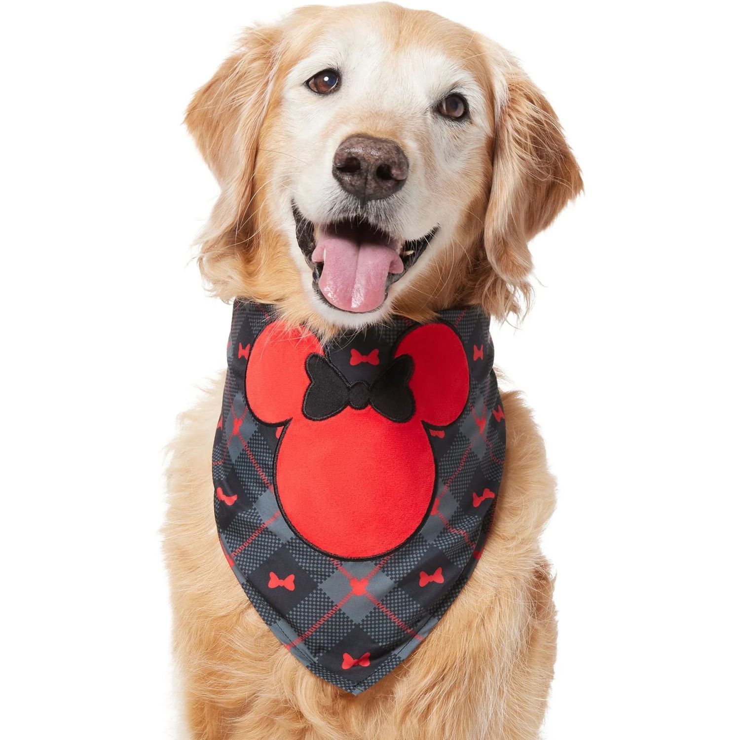 Disney Minnie Mouse Plaid Dog & Cat Bandana 5 Disney Minnie Mouse Plaid Dog & Cat Bandana - Image 3