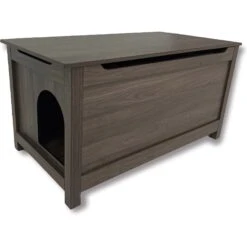 Designer Pet Products Parker Designer Wood Catbox Furniture Litter Box Enclosure, 36-in -Cat Supplies 362058 PT6. AC SS1800 V1643214425