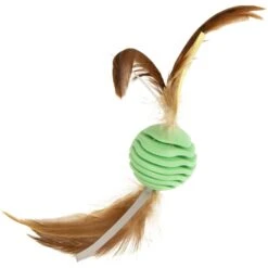 Petlinks Rowdy Roller Dental Chew Ball Cat Toy, Green, Small 7 Petlinks Rowdy Roller Dental Chew Ball Cat Toy, Green, Small -Cat Supplies 362918 PT2. AC SS1800 V1642639002