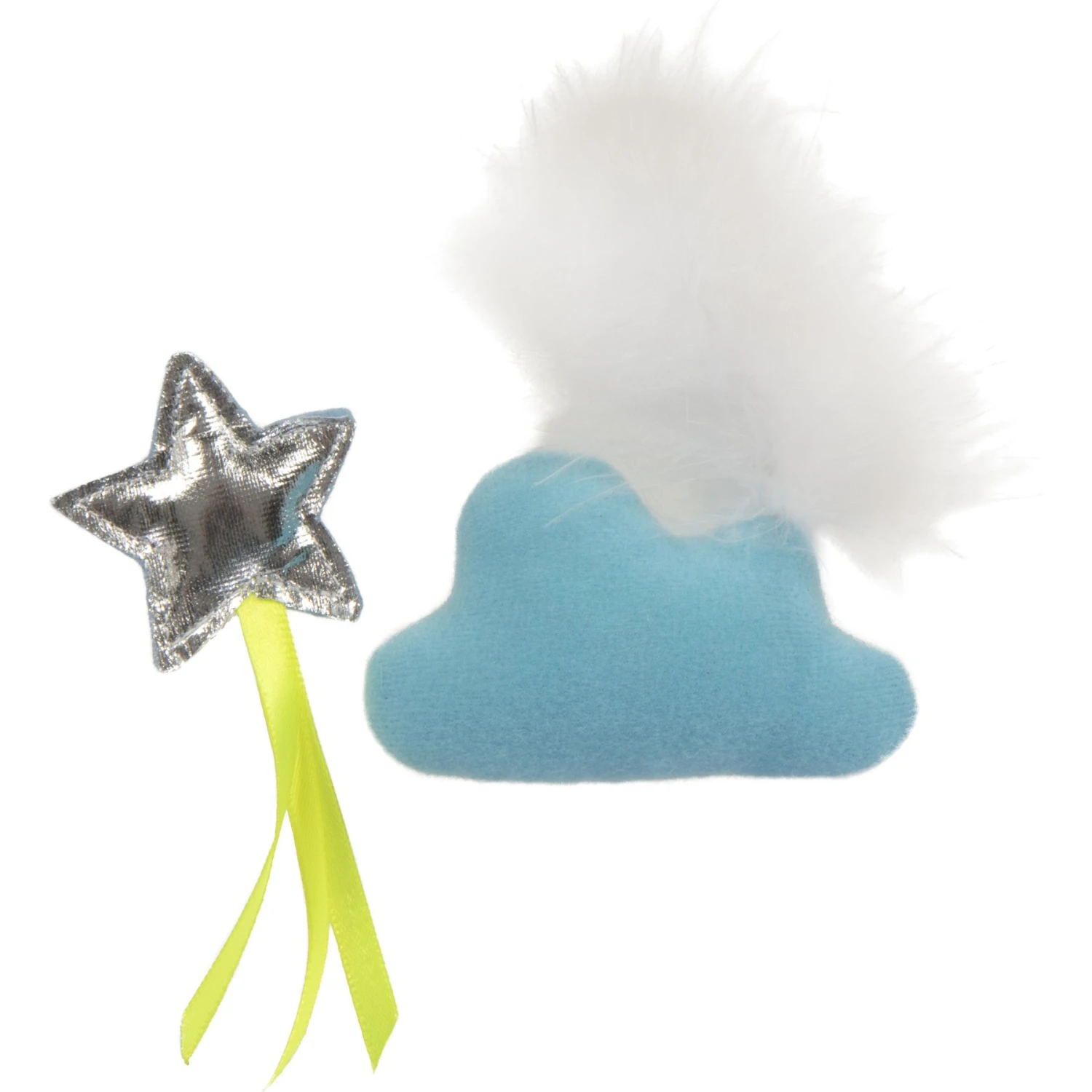 SmartyKat Twinkle Time Cloud & Star Electronic Light Toy & Plush Cat Toy, Small, 2 Count 3 SmartyKat Twinkle Time Cloud & Star Electronic Light Toy & Plush Cat Toy, Small, 2 Count