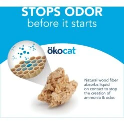 Okocat Original Premium Wood Clumping Cat Litter 14 Okocat Original Premium Wood Clumping Cat Litter -Cat Supplies 364521 PT3. AC SS1800 V1657657337