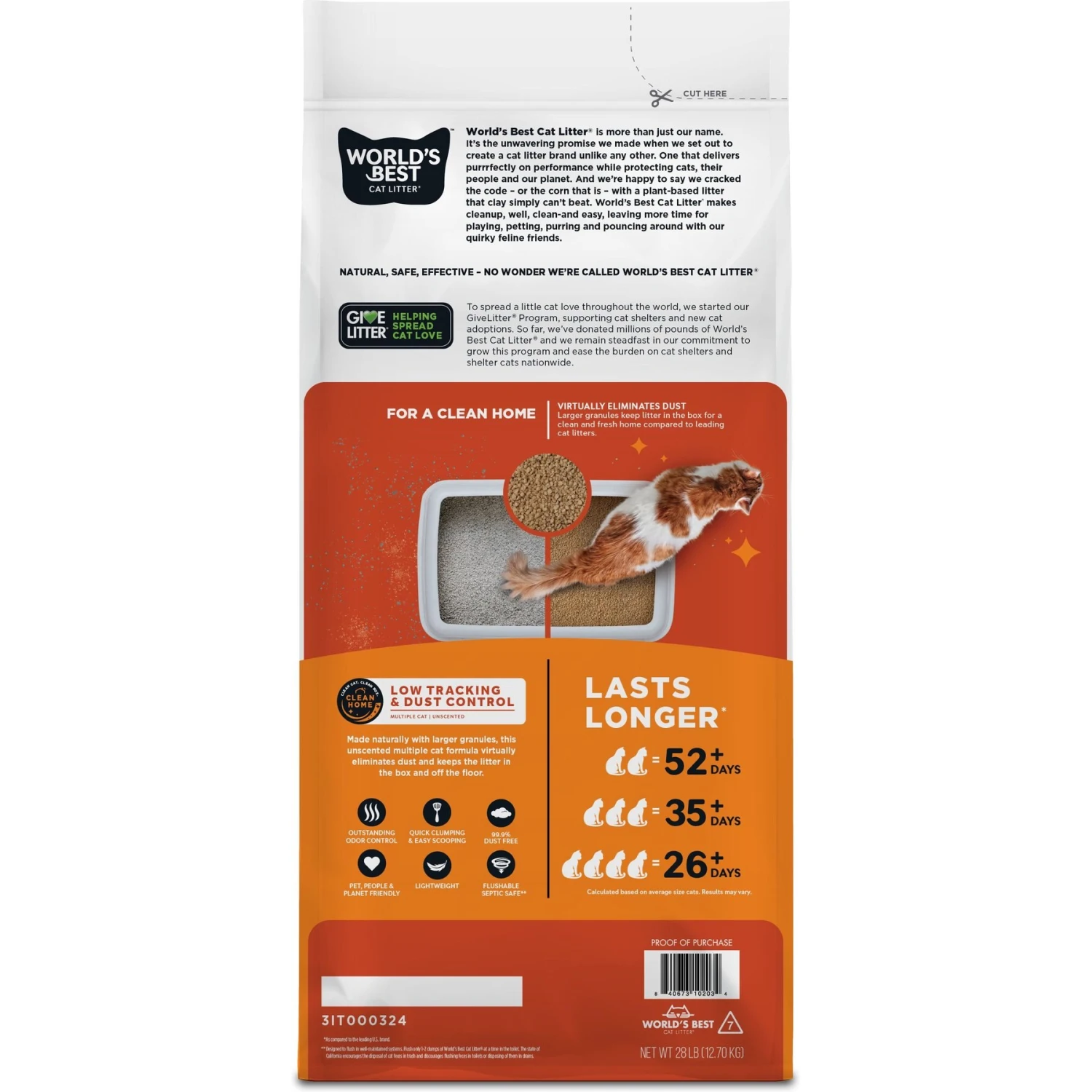 World's Best Low Tracking & Dust Control Multiple Cat Litter 5 World's Best Low Tracking & Dust Control Multiple Cat Litter - Image 3