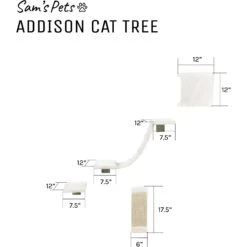 Sam's Pets Addison Wall Climber Cat Tree 19 Sam's Pets Addison Wall Climber Cat Tree -Cat Supplies 373155 PT8. AC SS1800 V1647293187