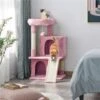 Yaheetech 3 Tiers 36-in Plush Cat Tower With Double Cat Condo