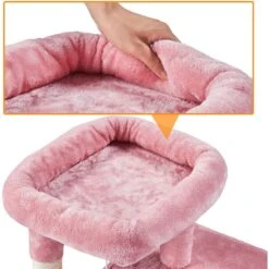 Yaheetech 3 Tiers 36-in Plush Cat Tower With Double Cat Condo -Cat Supplies 373197 PT5. AC SS1800 V1680630780