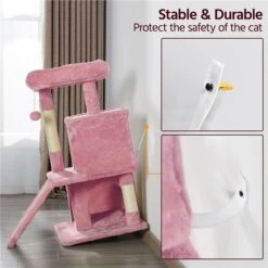 Yaheetech 3 Tiers 36-in Plush Cat Tower With Double Cat Condo -Cat Supplies 373197 PT7. AC SS1800 V1680631140