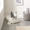 Sam's Pets Helix Cat Litter Box, White 1 Sam's Pets Helix Cat Litter Box, White -Cat Supplies 373533 MAIN. AC SS1800 V1647637933