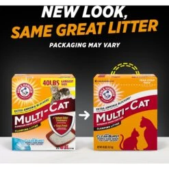 Arm & Hammer Litter Multi-Cat Strength Clean Burst Clumping Litter -Cat Supplies 46674 PT2. AC SS1800 V1685042115