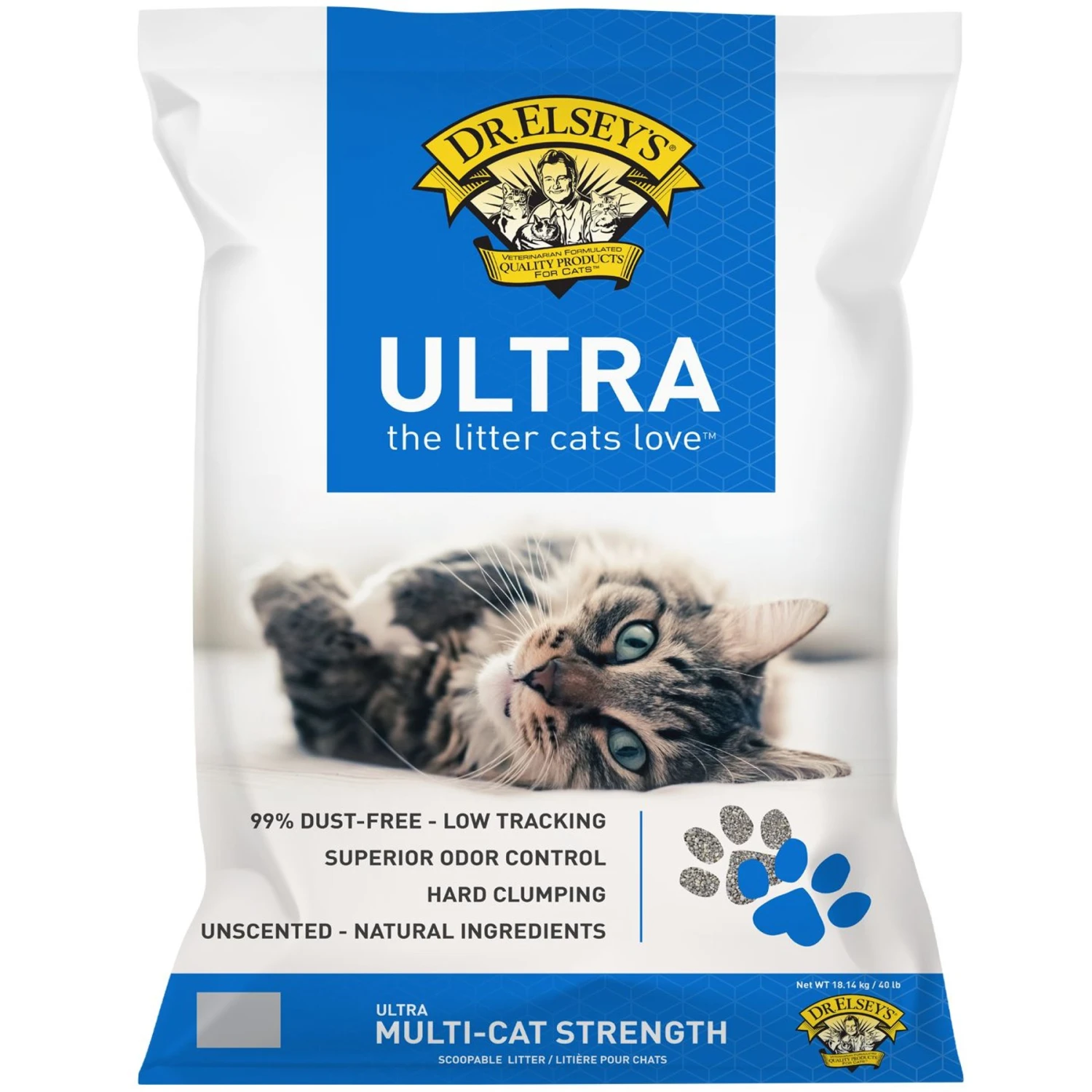 Dr. Elsey's Ultra Unscented Clumping Clay Cat Litter 3 Dr. Elsey's Ultra Unscented Clumping Clay Cat Litter