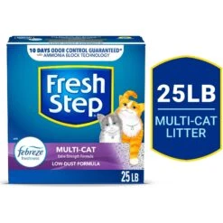 Fresh Step Multi-Cat Extra Strength Scented Clumping Cat Litter