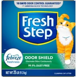 Fresh Step Odor Shield Febreze Scented Clumping Clay Cat Litter 17 Fresh Step Odor Shield Febreze Scented Clumping Clay Cat Litter -Cat Supplies 47418 PT6. AC SS1800 V1695137727
