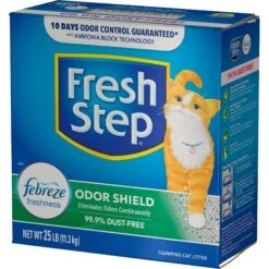 Fresh Step Odor Shield Febreze Scented Clumping Clay Cat Litter 18 Fresh Step Odor Shield Febreze Scented Clumping Clay Cat Litter -Cat Supplies 47418 PT7. AC SS1800 V1695138364