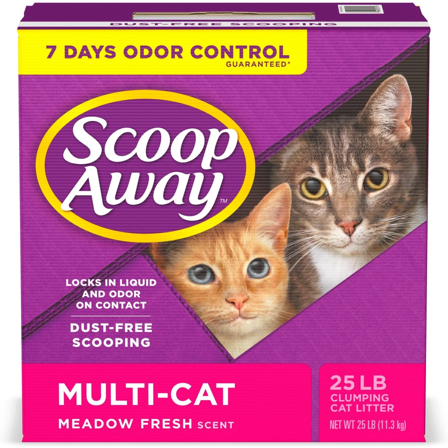Scoop Away Multi-Cat Meadow Fresh Scented Clumping Clay Cat Litter 8 Scoop Away Multi-Cat Meadow Fresh Scented Clumping Clay Cat Litter - Image 6