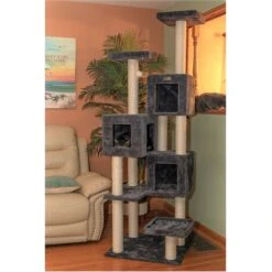 Armarkat Real Wood Giant Cat Tower, Dark Gray, 80-in 13 Armarkat Real Wood Giant Cat Tower, Dark Gray, 80-in -Cat Supplies 515582 PT2. AC SS1800 V1649341007