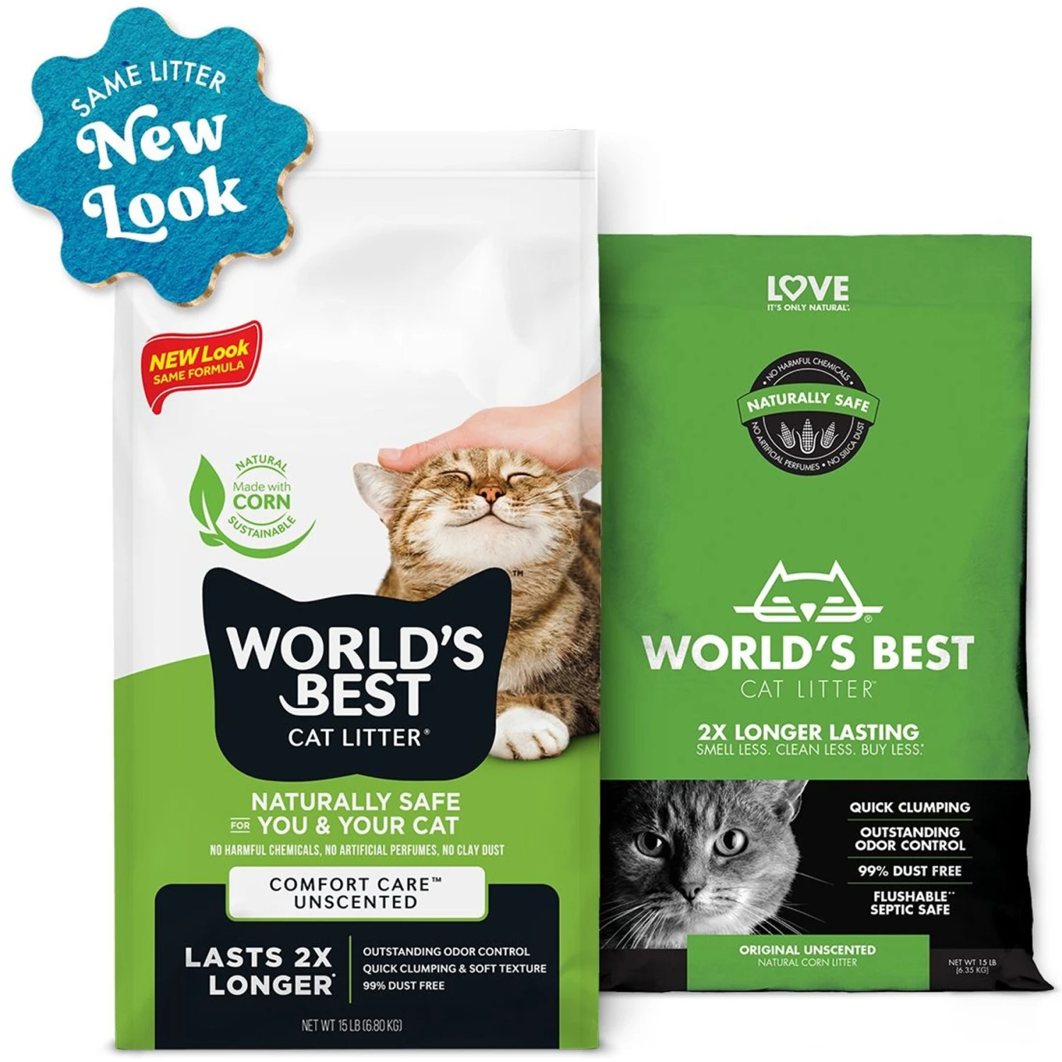 World's Best Unscented Clumping Corn Cat Litter 4 World's Best Unscented Clumping Corn Cat Litter - Image 2