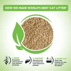 World's Best Unscented Clumping Corn Cat Litter 9 World's Best Unscented Clumping Corn Cat Litter -Cat Supplies 52323 PT3. AC SS1800 V1598651156